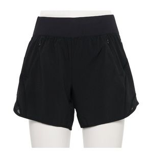 **New W/ Tags** Large Black Tek Gear Mid-Rise Workout Shorts